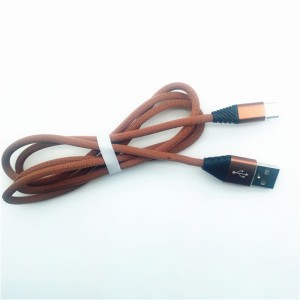 KPS-1004CB TIPO C Tecido de algodão personalizado 1 m USB 2.2 tipo de carregamento de alta velocidade c Cabo USB